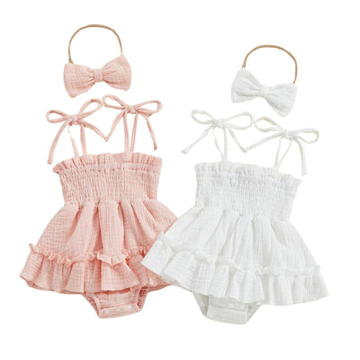 LUCY Romper Dress with Headband