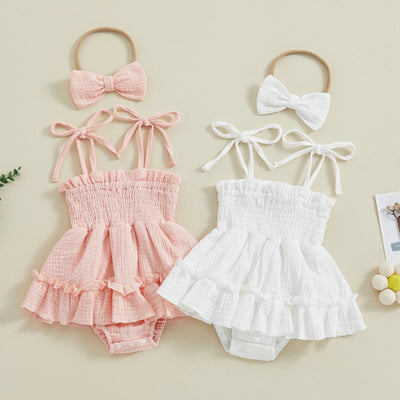 LUCY Romper Dress with Headband