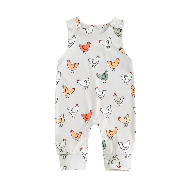 Fabulous Pink Chicken girls jumpsuit 8 years Green gingham DM002