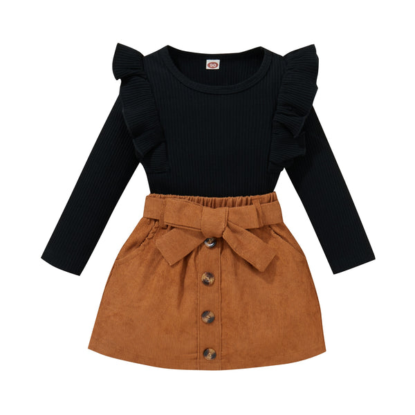 ADDY Corduroy Skirt Outfit Hazel Bo