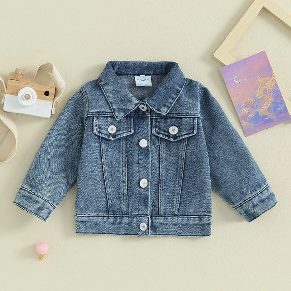 LIL SIS/ BIG SIS Denim Jacket - Hazel & Bo