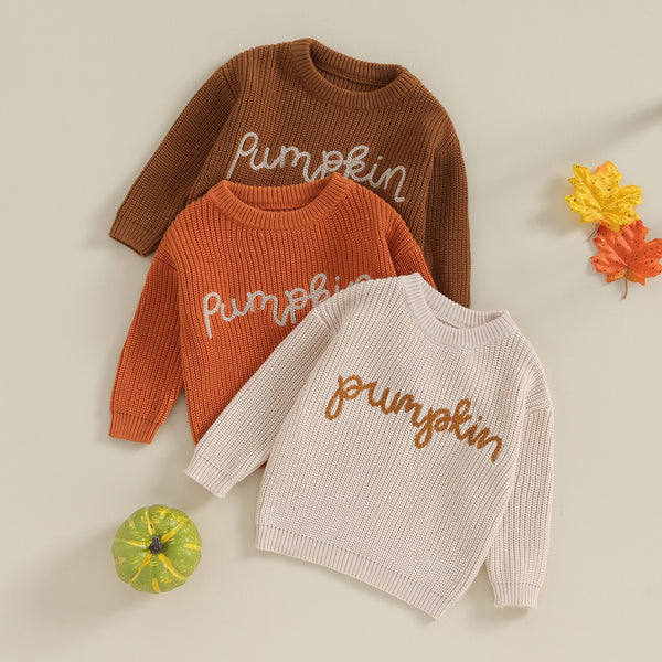 ボトムス babytoly  Kayla Jumper pumpkin spice1-2y Baby Pink Jack-o-lantern Sweater for Halloween Fall Costume