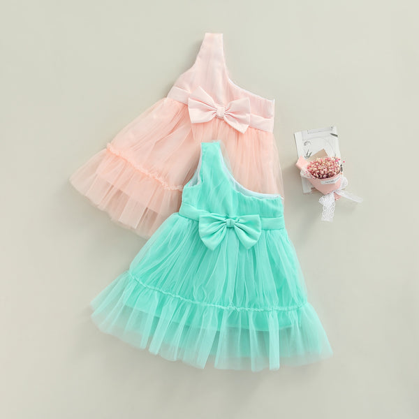 BELLA Asymmetric Tulle Dress