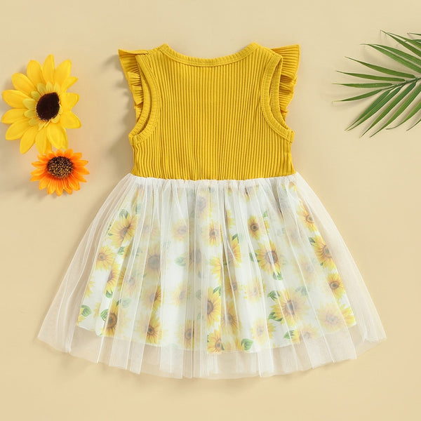 SUNFLOWER Tulle Dress Hazel & Bo