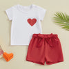SWEETHEART Red Shorts Outfit