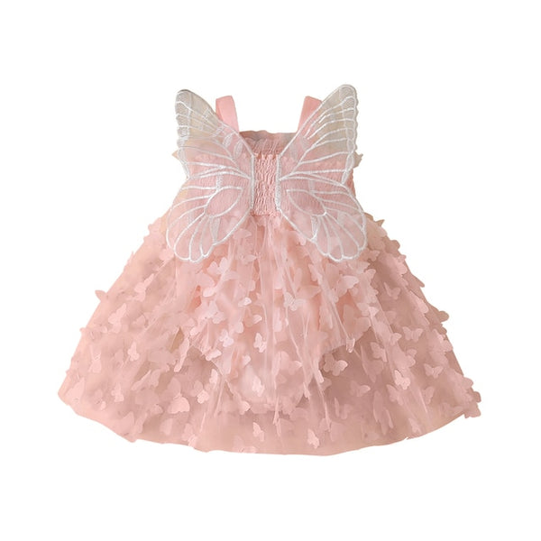 BUTTERFLY FAIRY Romper Dress Purple / 6-12 months