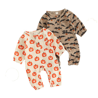 BATS & PUMPKINS Muslin Jumpsuit