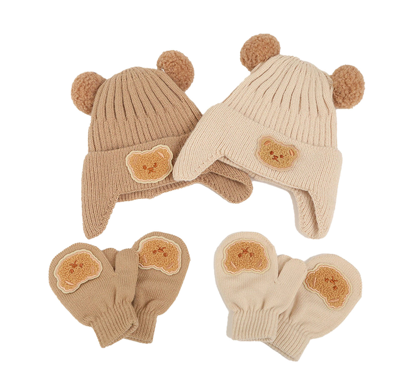 TEDDY Beanie & Mitten Set