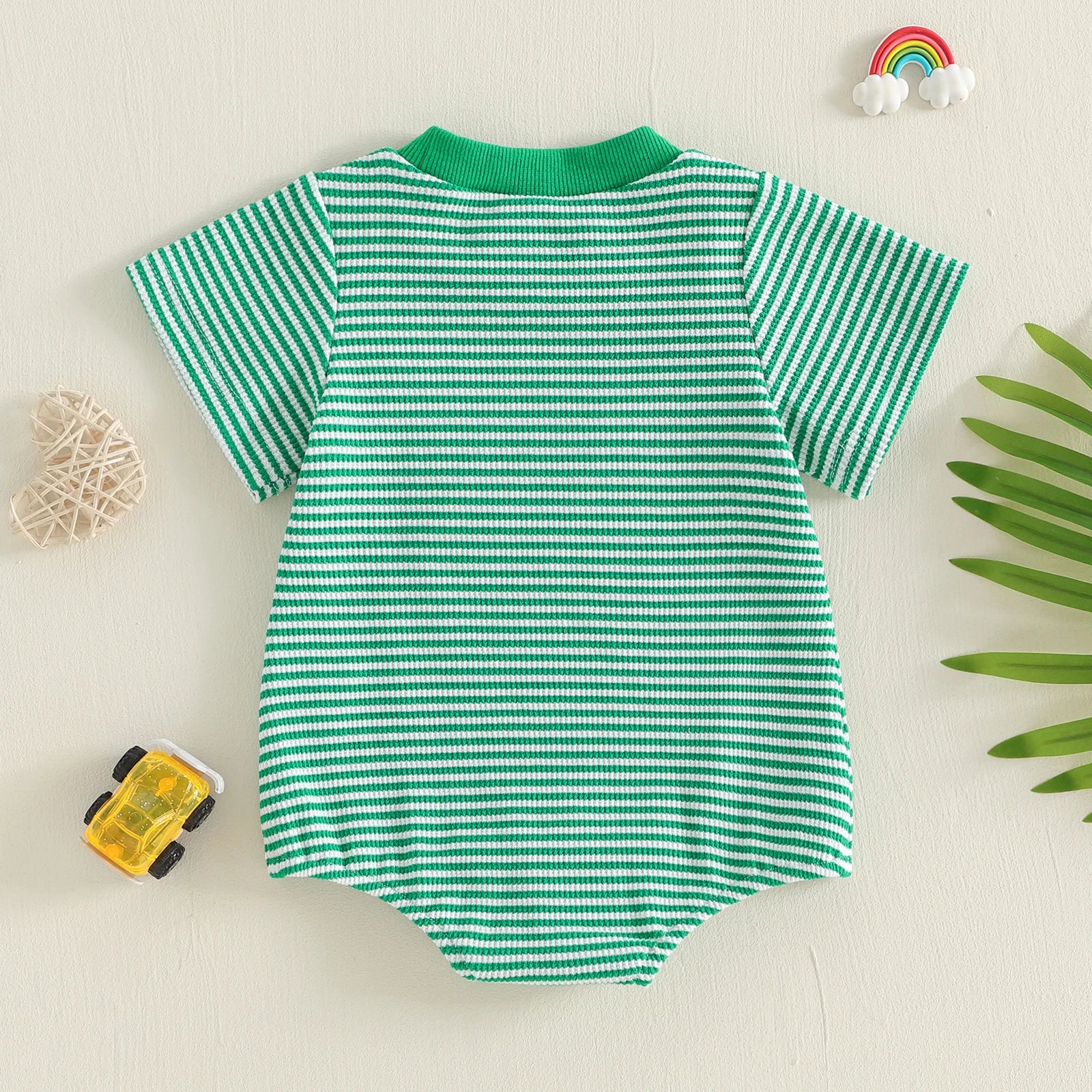 BABY TURTLE Striped Onesie