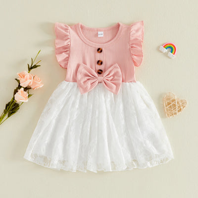 MABEL Lace Bowtie Dress