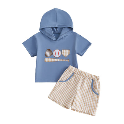 BASEBALL Checkered Hoody Outfit