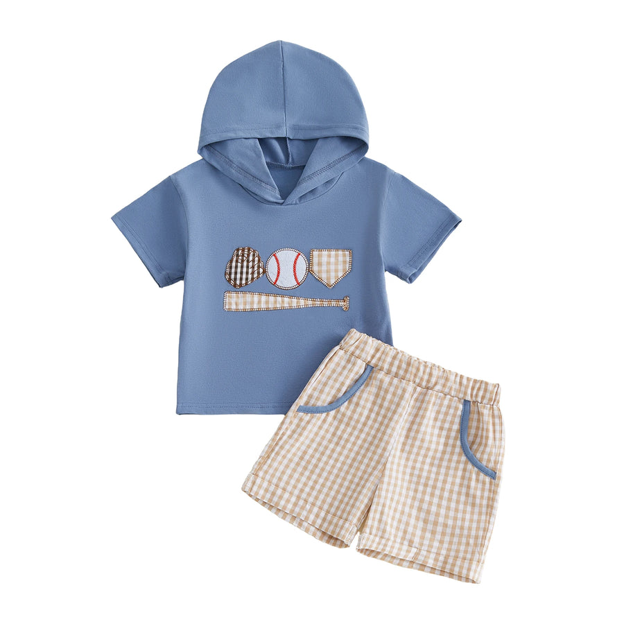 BASEBALL Checkered Hoody Outfit