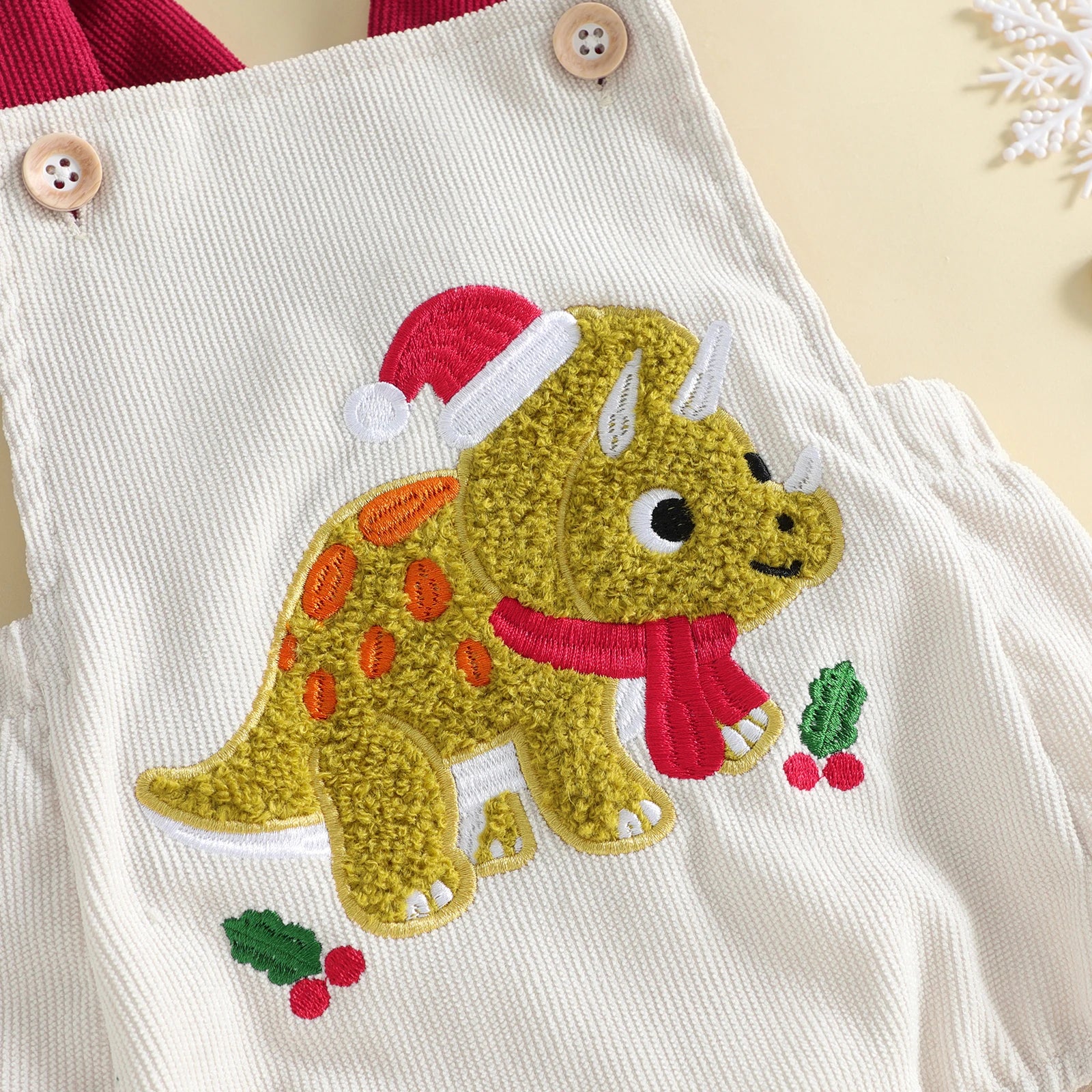 XMAS DINOS Romper