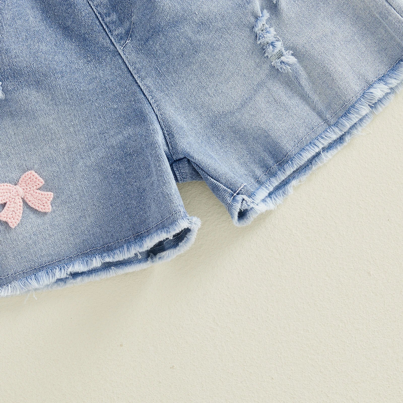 BOWTIE Denim Shorts Outfit