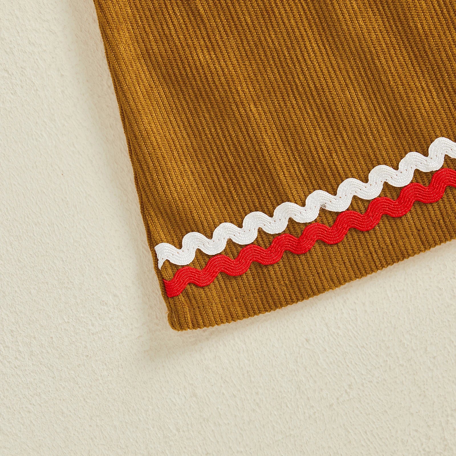 GINGERBREAD GIRL Corduroy Dress Outfit