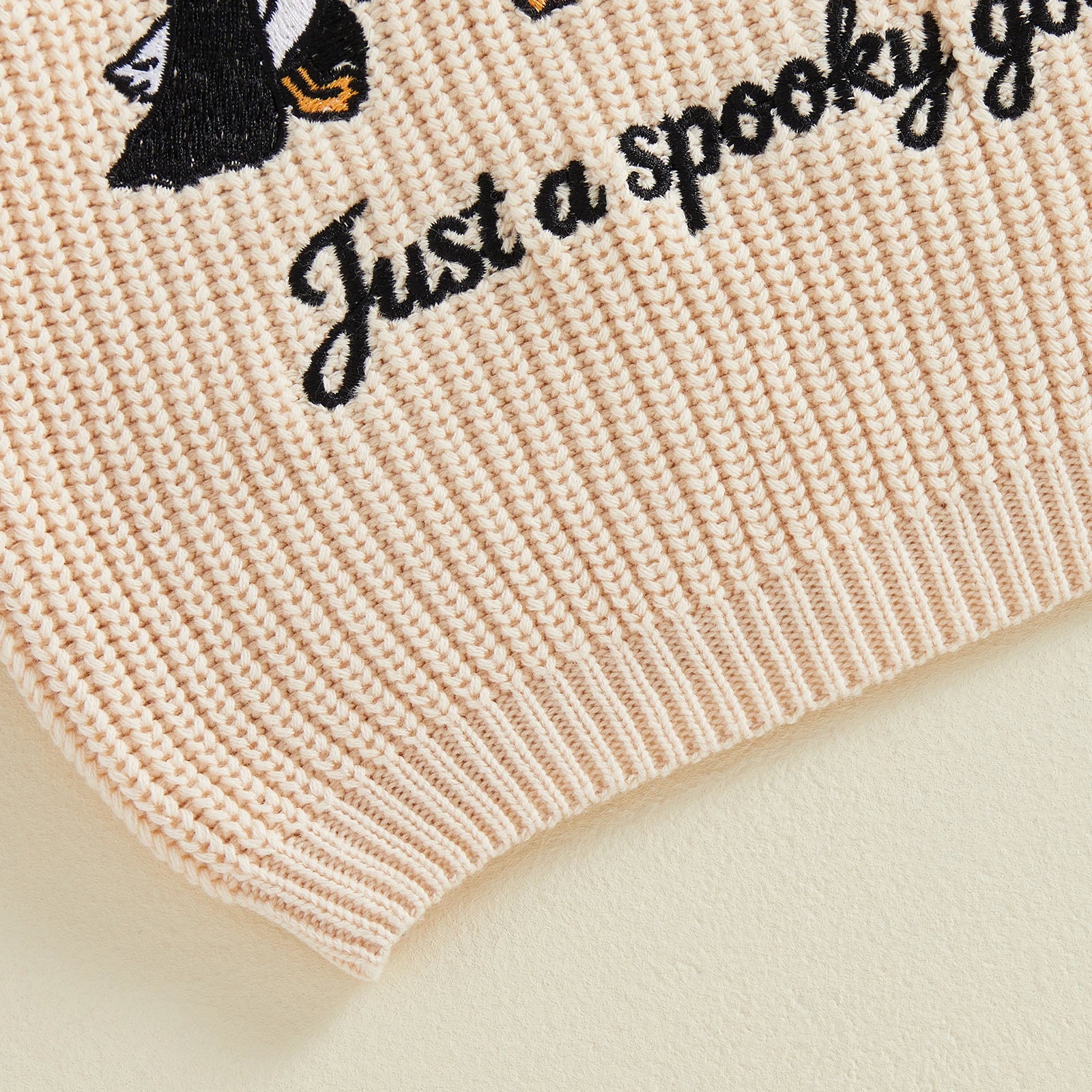 JUST A SPOOKY GOOSE Knitted Sweater