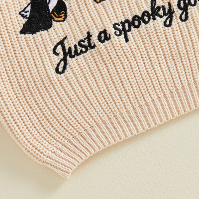 JUST A SPOOKY GOOSE Knitted Sweater