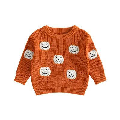 HAPPY PUMPKIN Knitted Sweater