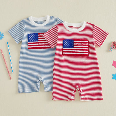 USA FLAG Striped Jumpsuit