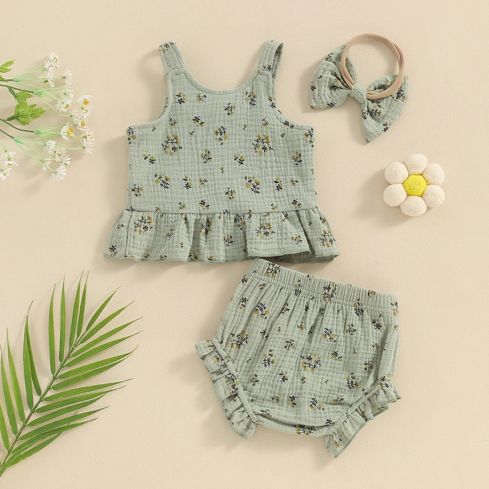 MARLEY Floral Ruffle Outfit