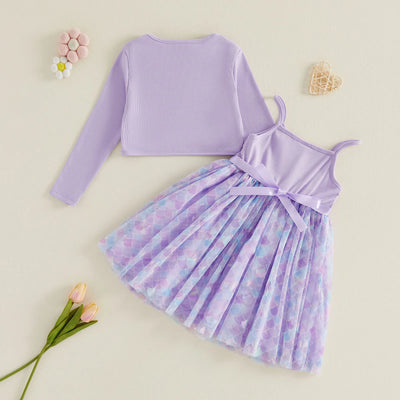 MERMAID Dress with Cardigan