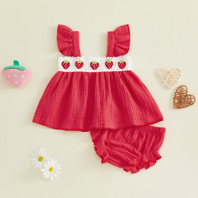 STRAWBERRIES Muslin Outfit
