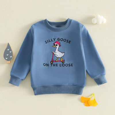 SILLY GOOSE ON THE LOOSE Sweatshirt