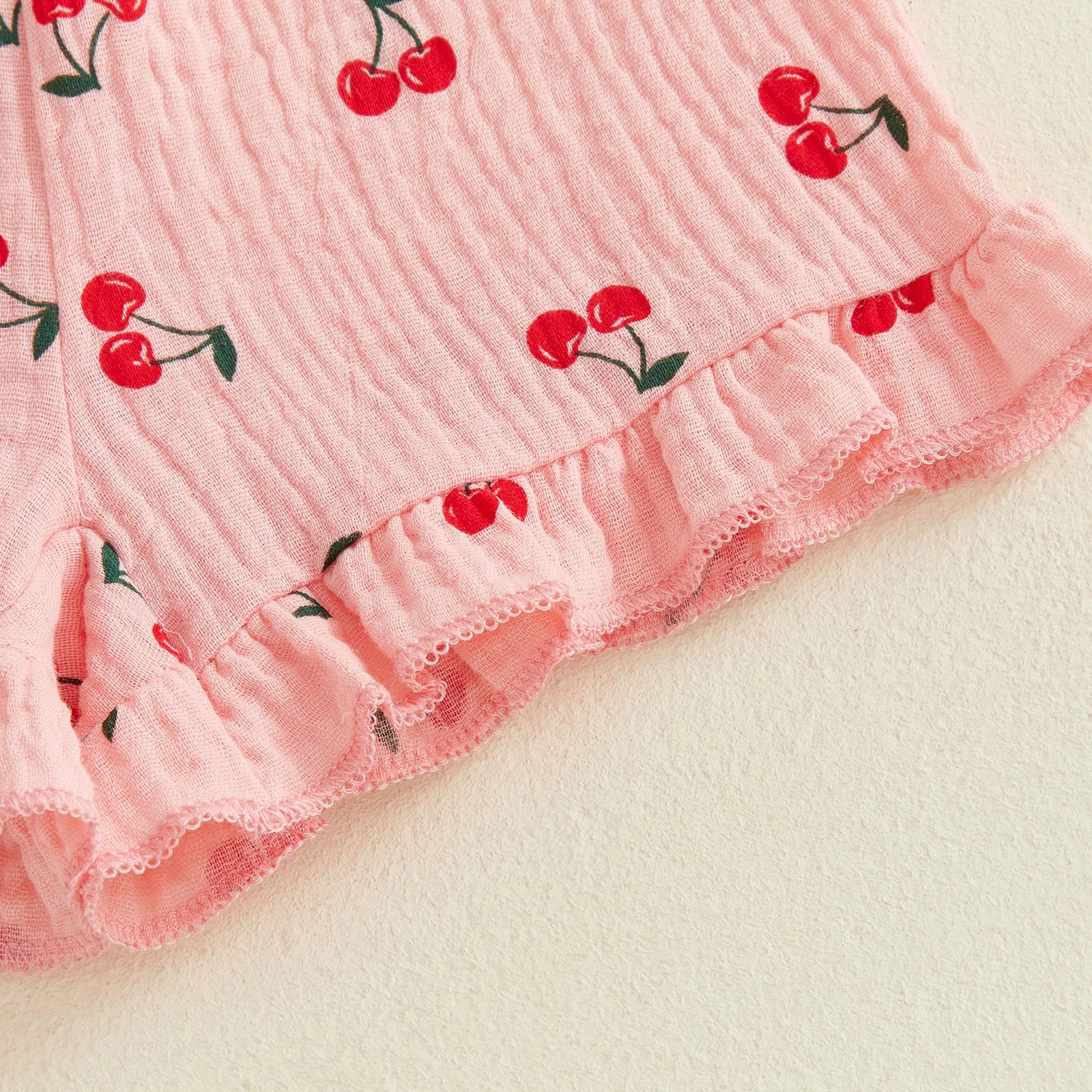 CHERRIES Ruffle Bowtie Outfit