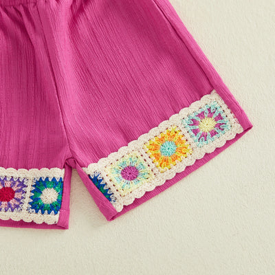 MILA Crochet Pink Outfit