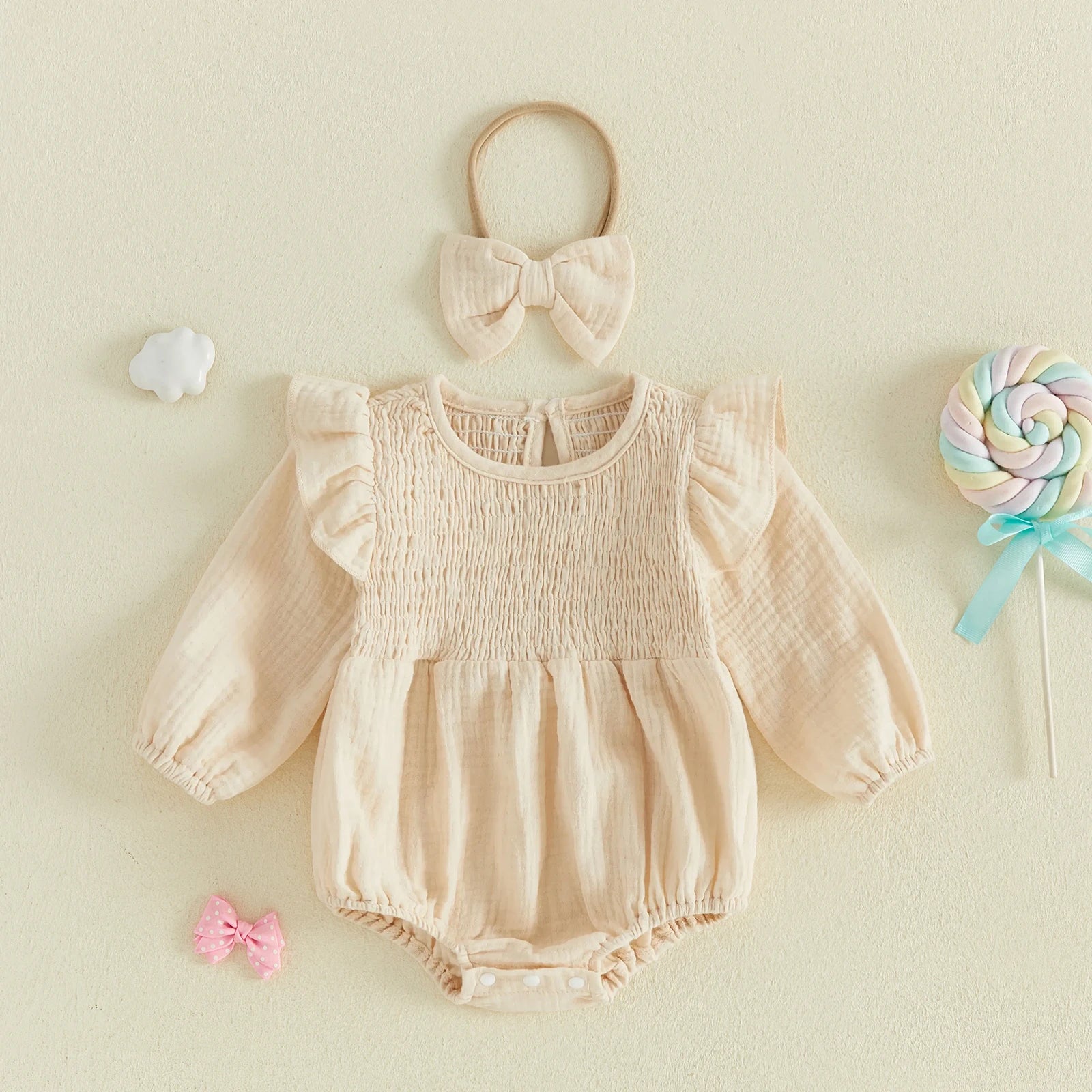 BETH Smocked Romper
