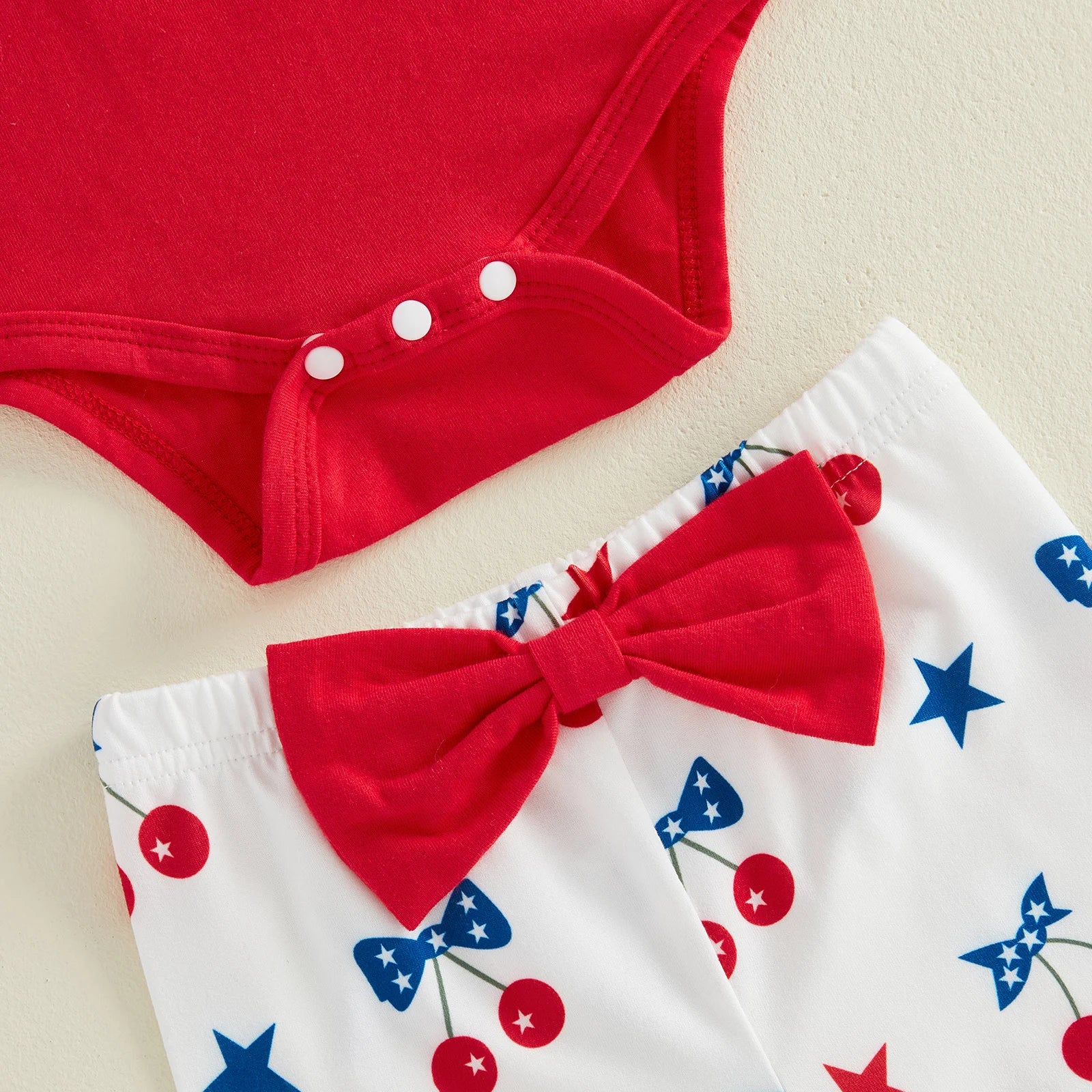 AMERICA Cherry Bellbottom Outfit