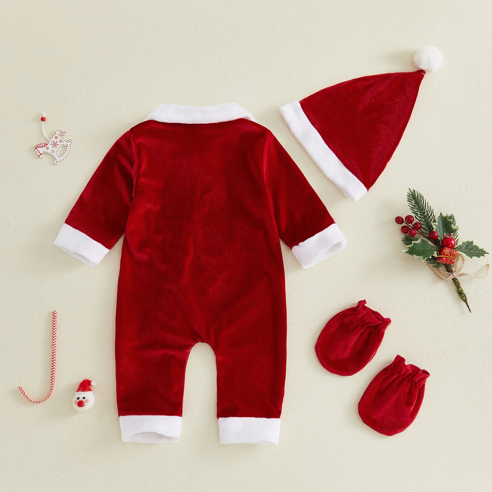 MY FIRST CHRISTMAS Santa Jumpsuit