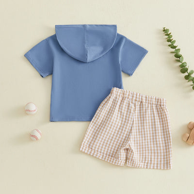 BASEBALL Checkered Hoody Outfit