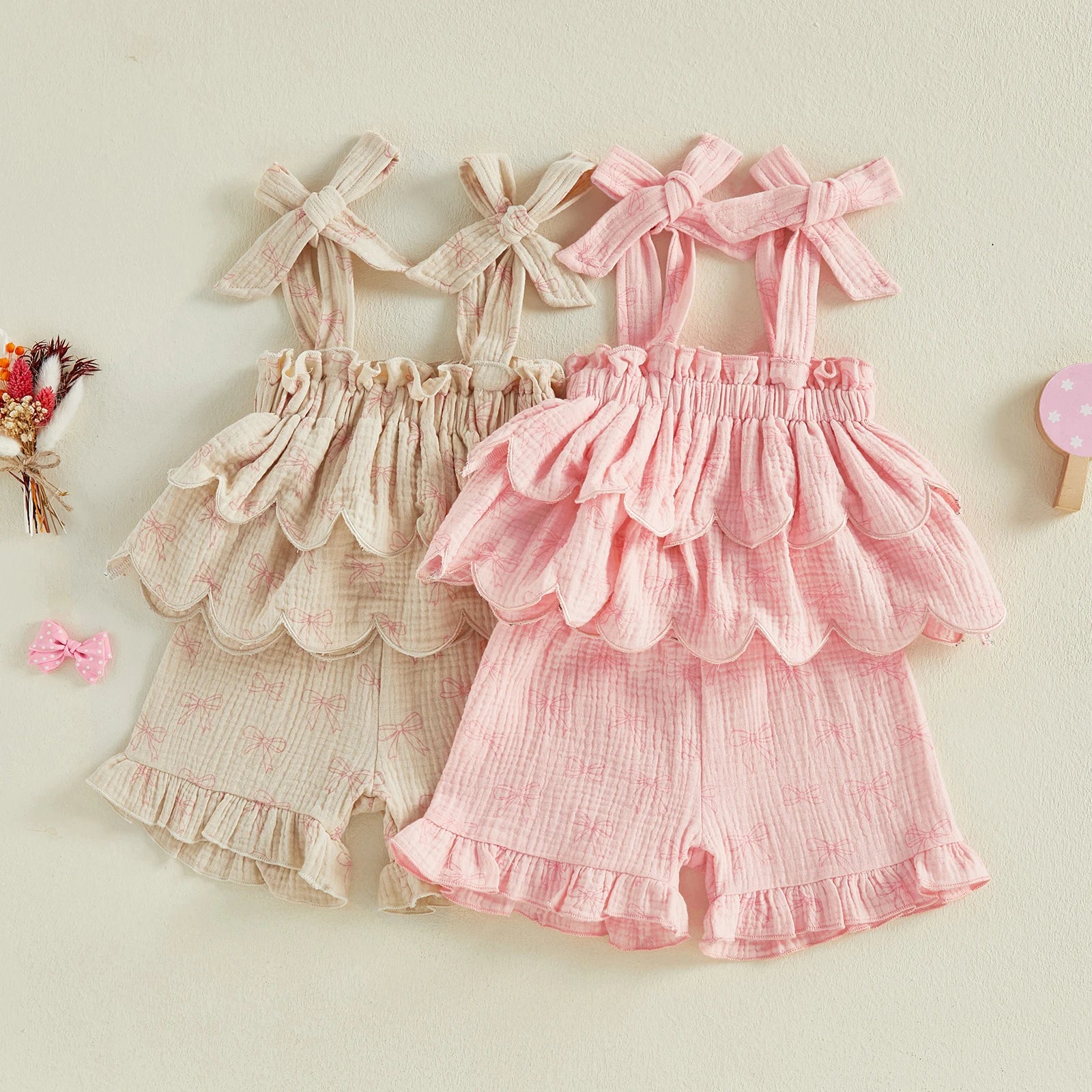 BOWTIE Layered Ruffled Outfit