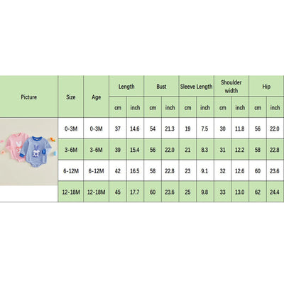 BUNNY Striped Long-Sleeve Onesie