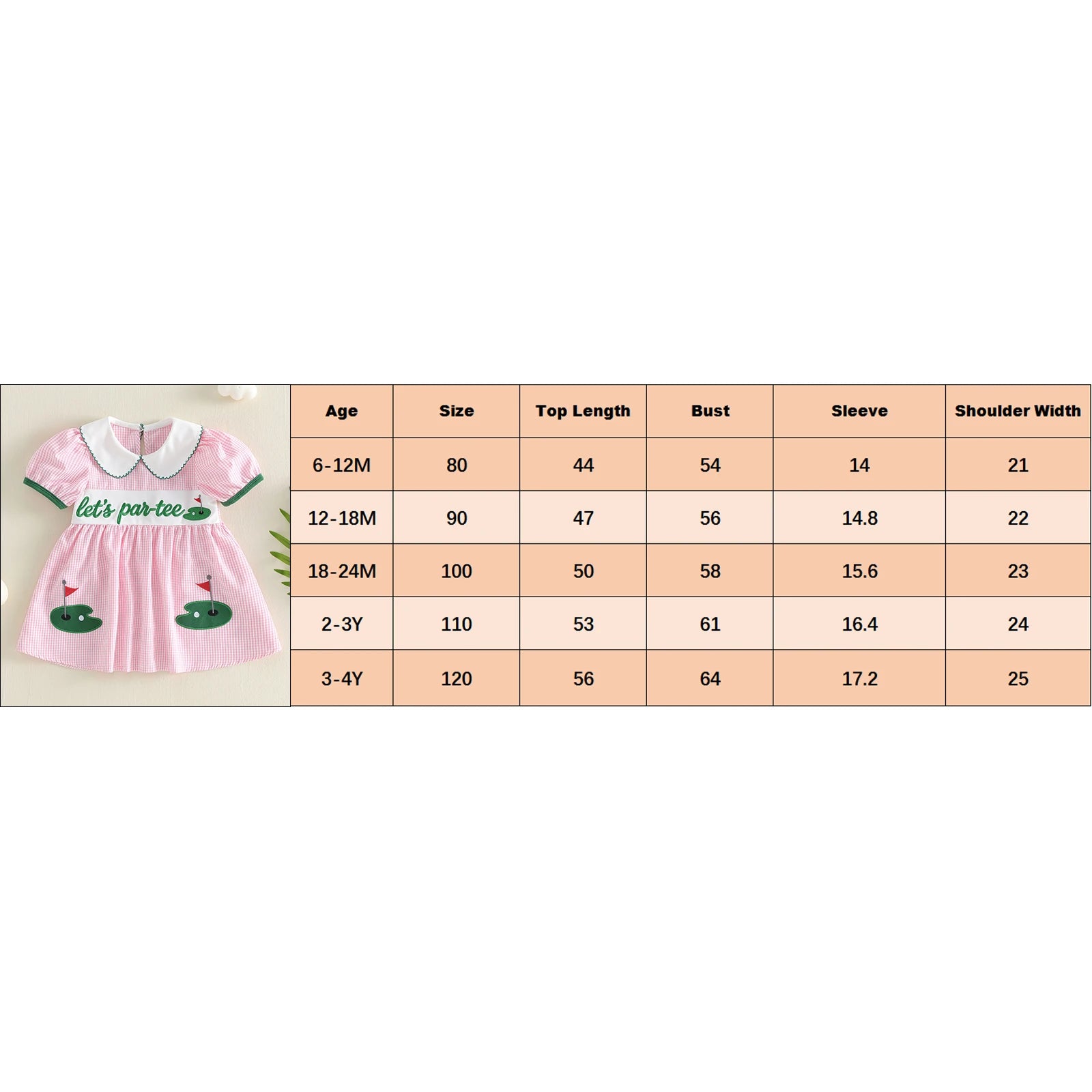 LET'S PAR-TEE Checkered Dress