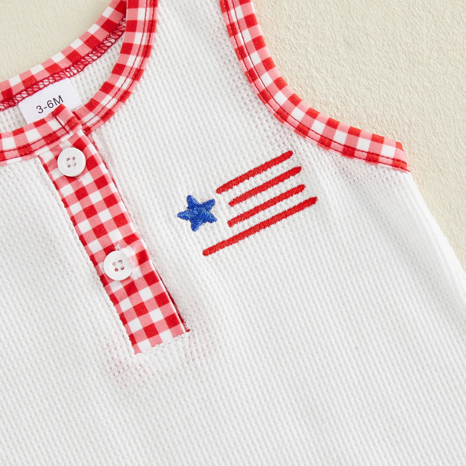 USA White Jumpsuit