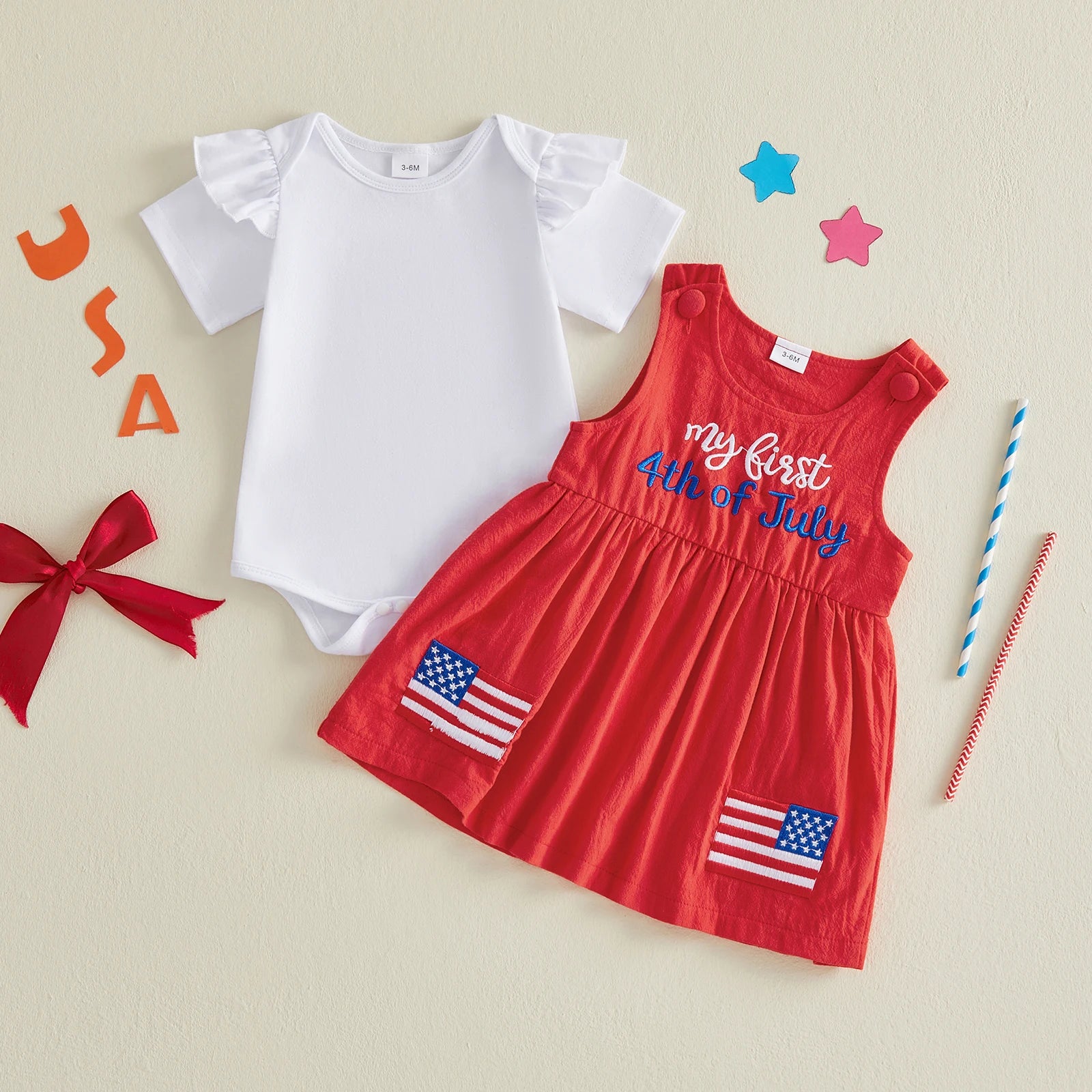 MY FIRST 4TH OF JULY Dress