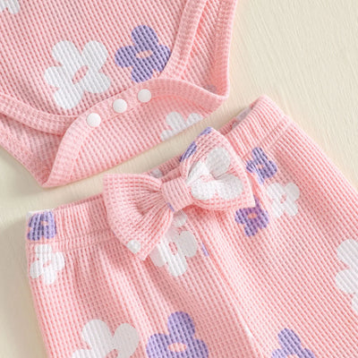 FLOWERS Pink Bellbottom Outfit