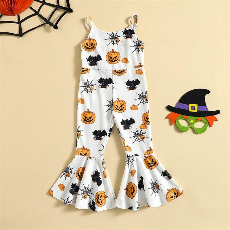 SPOOKY HALLOWEEN Bellbottom Jumpsuit