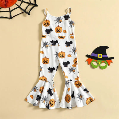 SPOOKY HALLOWEEN Bellbottom Jumpsuit