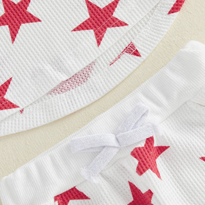 USA STAR White Summer Outfit