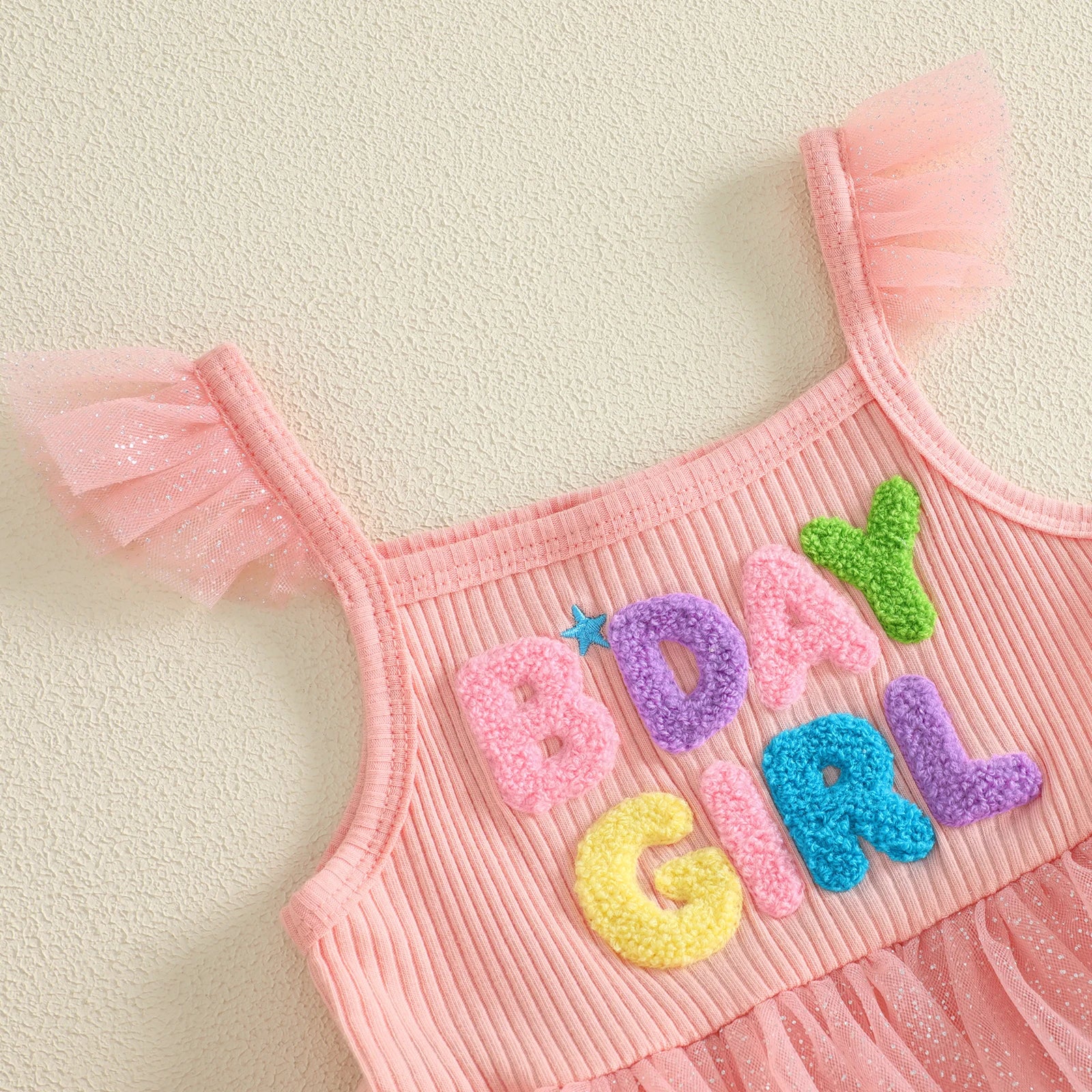 B*DAY GIRL Layered Tulle Dress