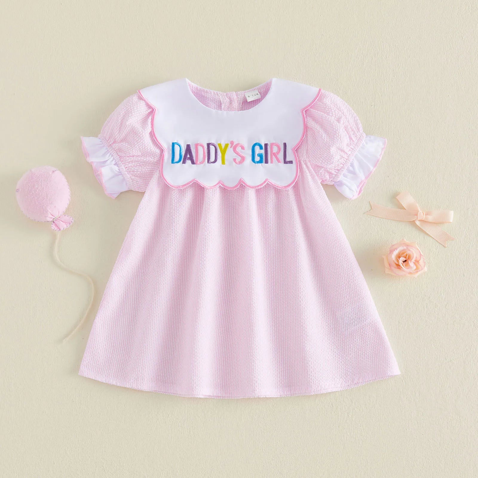 DADDY'S GIRL Collar Dress