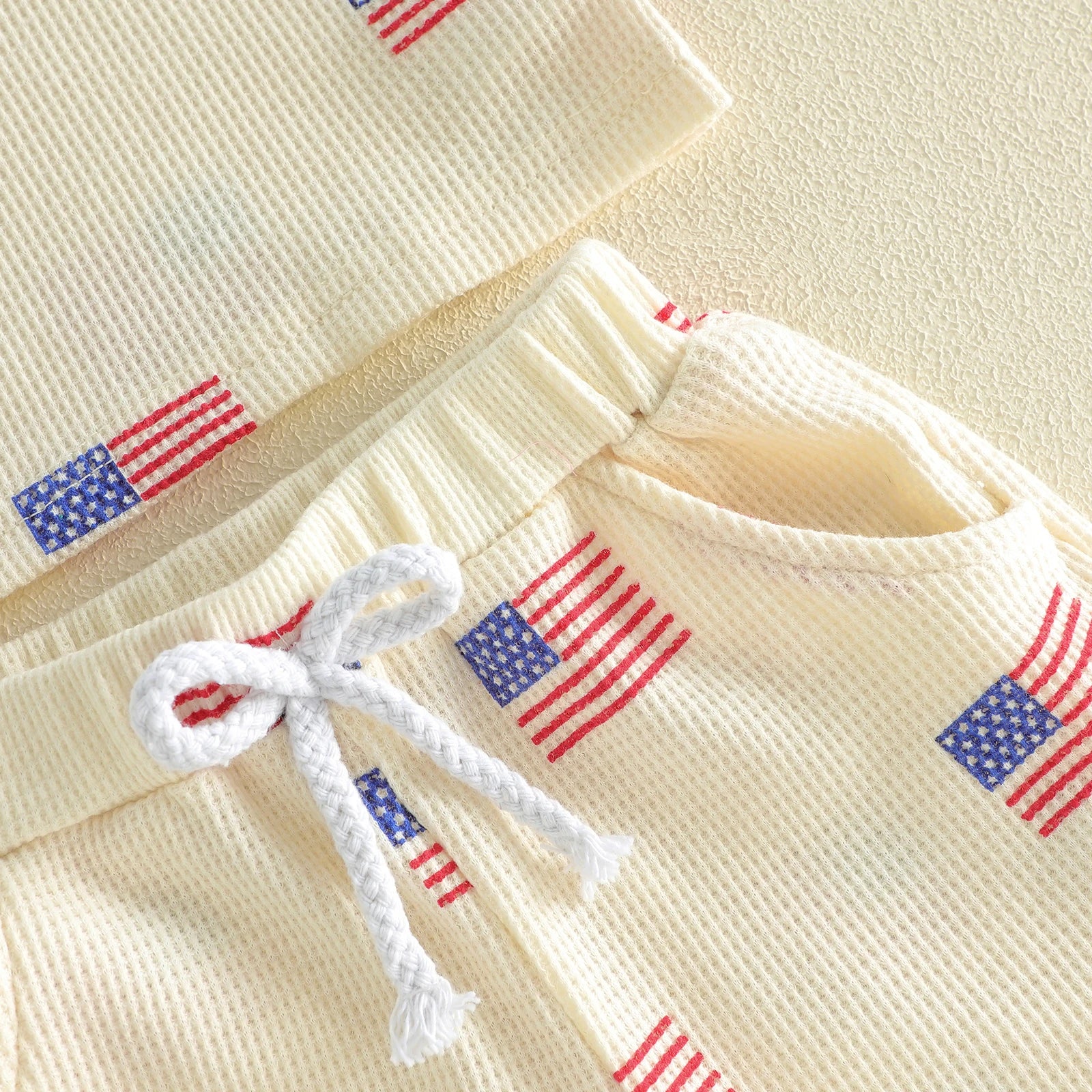 USA FLAG Yellow Outfit