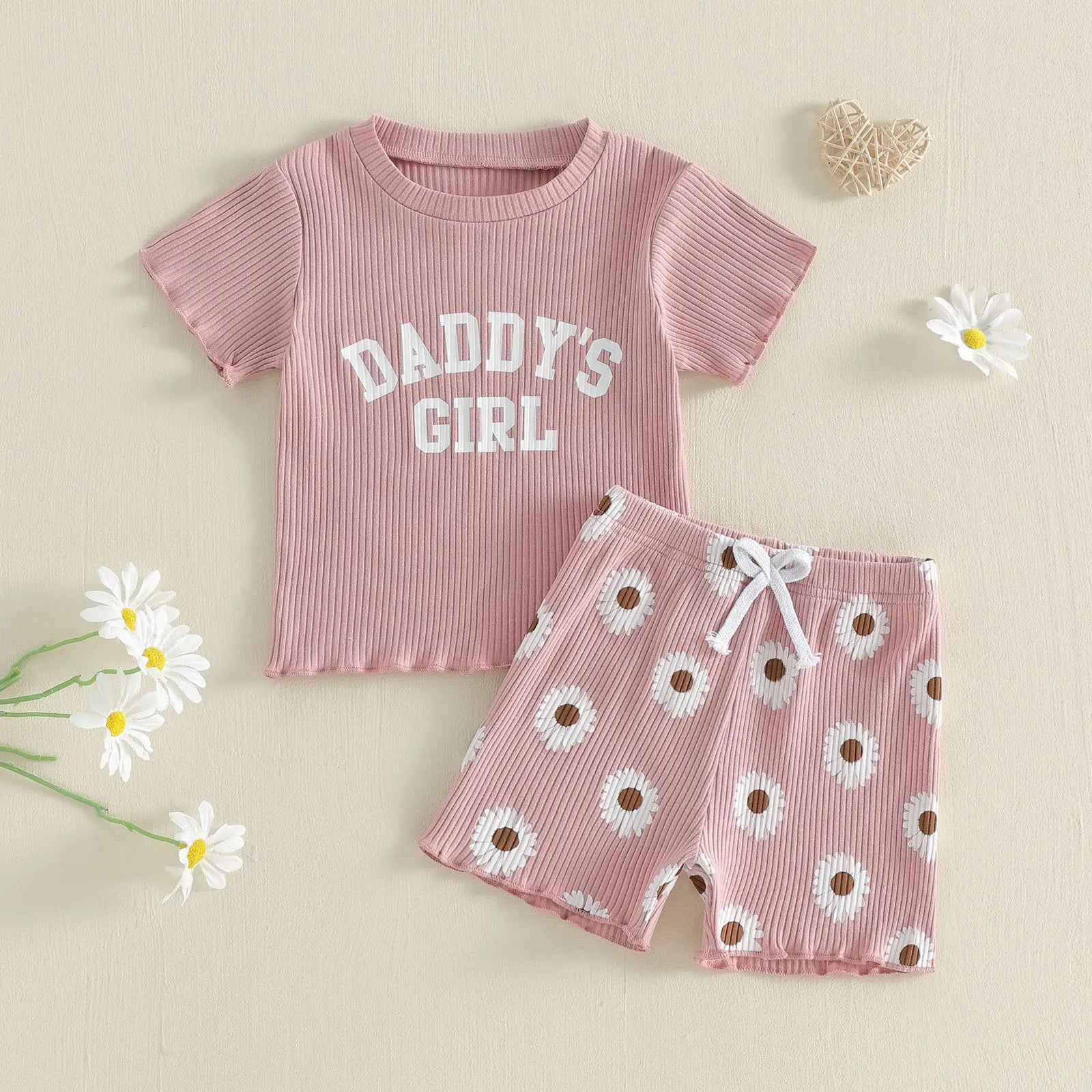 DADDY'S GIRL Daisies Outfit