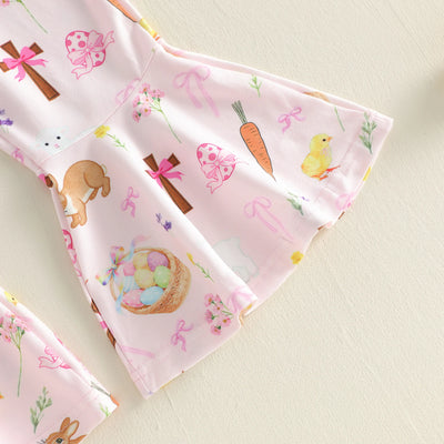 HE IS RISEN Pink Easter Bellbottom Outfit