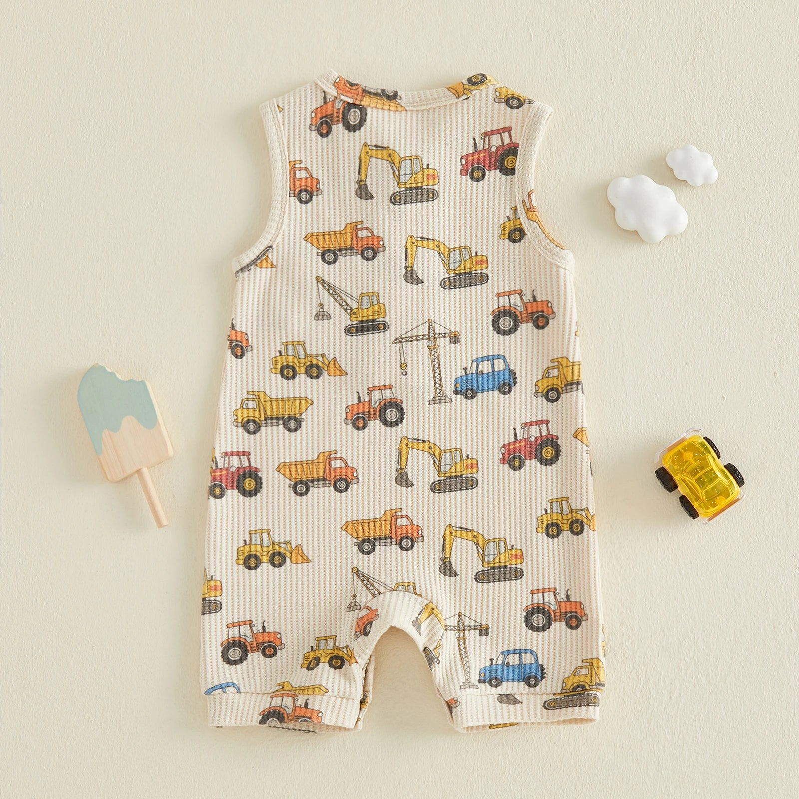 CONSTRUCTION Waffle Knit Jumpsuit
