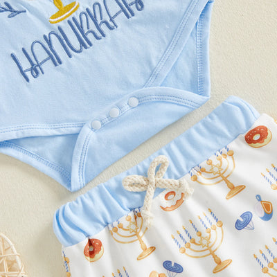 MY FIRST HANUKKAH Candle Outfit