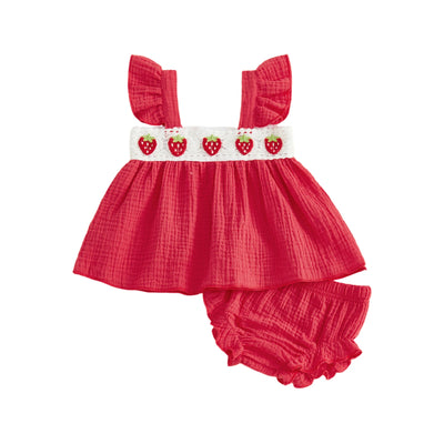 STRAWBERRIES Muslin Outfit